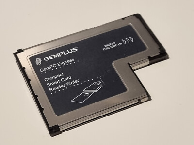 GEMPLUS GemPC Express - Compact Smart Card Reader Writer - TESTED