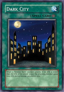 Dark City - DP05-EN019 - Common - 1st Edition x3 - Near Mint
