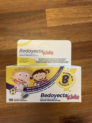 Bedoyecta Kids 50 Tablets  Chewable, New