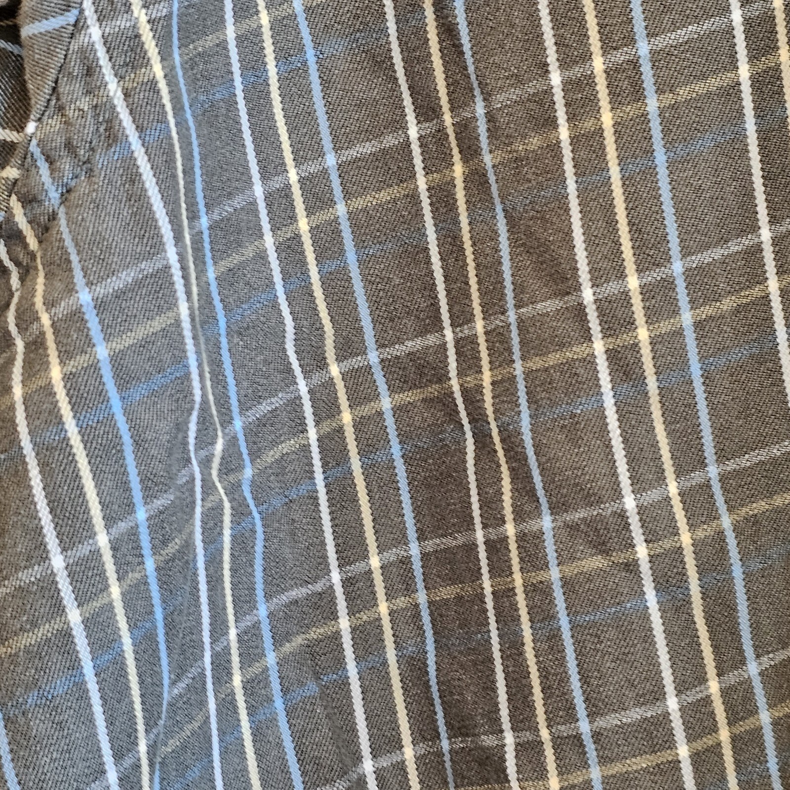 Camicia Savile Fila Uomo XL Verde Bottoni Manica Lunga Cotone Tasca