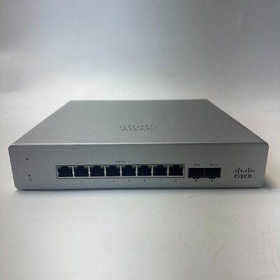 Cisco Meraki MS120-8FP Cloud Managed Gigabit PoE Switch - Nicht beansprucht (inkl MwSt)