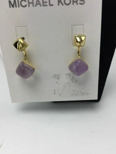 Michael Kors Stainless Steel Amethyst Fashion Jewelry
