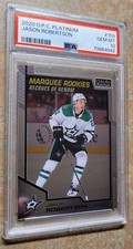 JASON ROBERTSON 2020-21 O.P.C. PLATINUM BASE ROOKIE #159 PSA 10 💎 GEM ~ STARS🔥