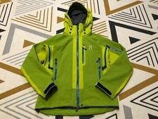 Women's Haglofs Goretex Couloir Ii Soft Shell Waterproof Gree Jacket Size M £480
