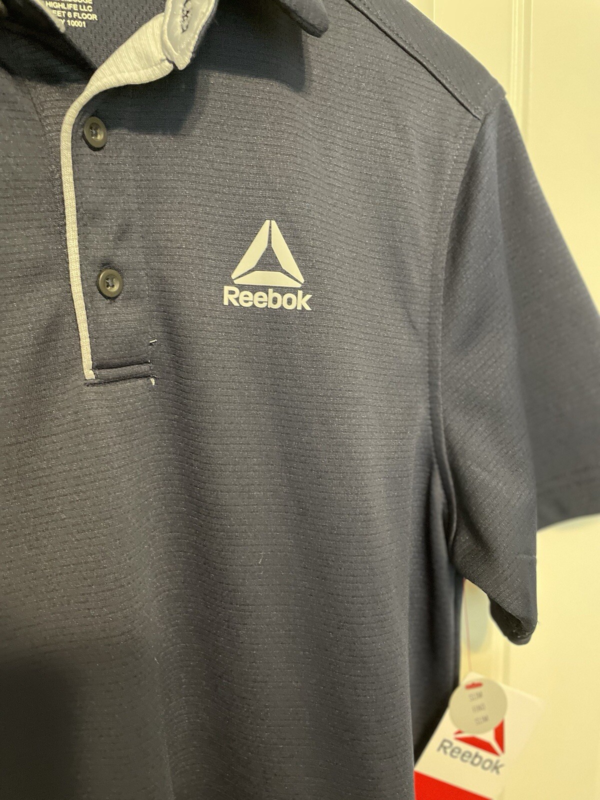 Reebok Polo Shirt Mens Small New Golf Short Sleeve thumbnail 2