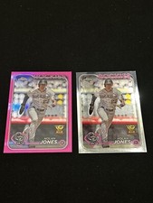 Nolan Jones (2) 2024 TOPPS CHROME ALL STAR CUP PINK REFRACTOR Base