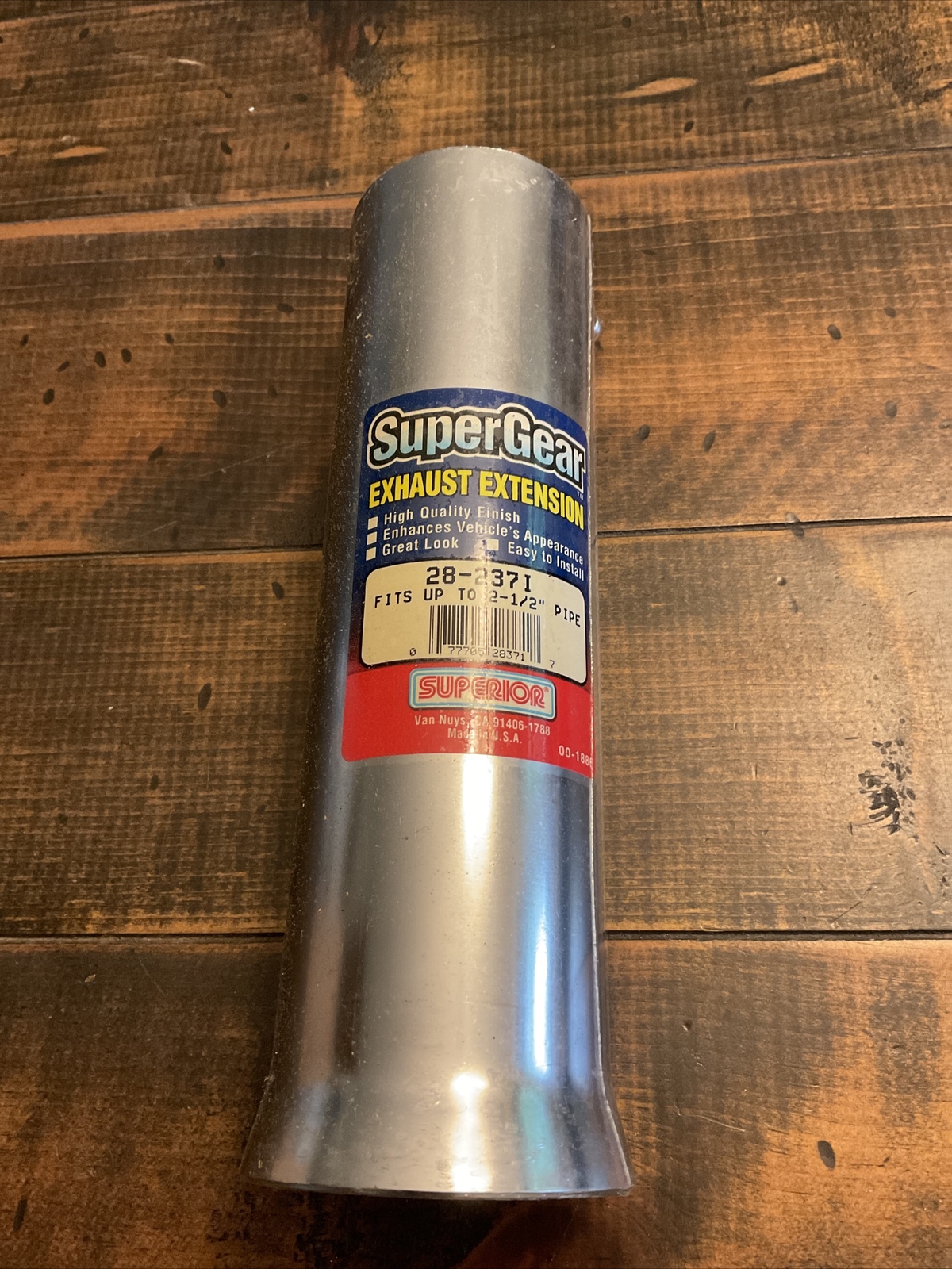 Superior Super Gear Exhaust Extension 282371 Fits Up To 2 1/2 Inch NOS