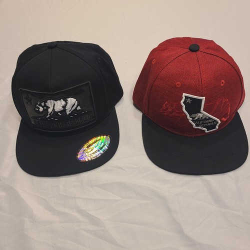 California Republic Snapback Hats Caps by Wynn Headwear & Joycap