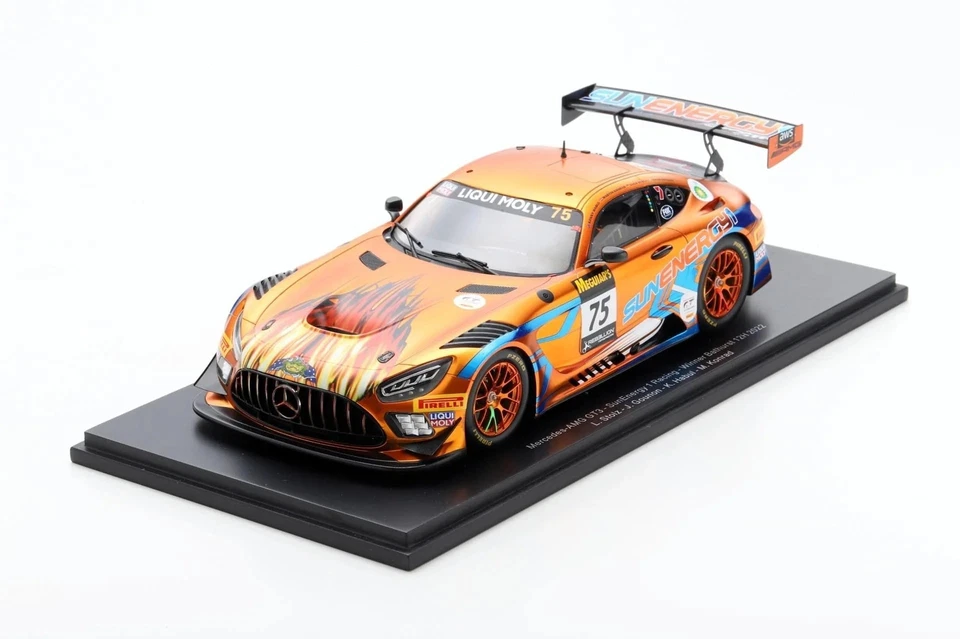 1:18 2022 Bathurst 12 Hour Winner -- #75 Mercedes-AMG GT3 -- Spark 18AS011