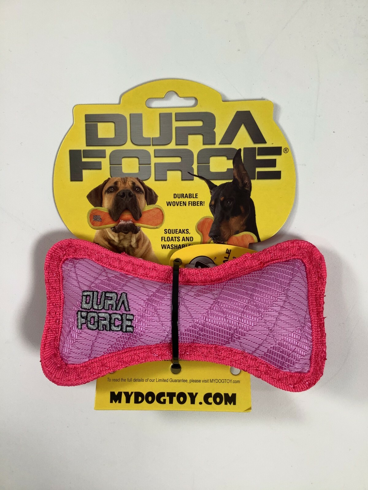 Dura Force Purple Woven Fiber Squeaky Dog Toy NEW! NWT