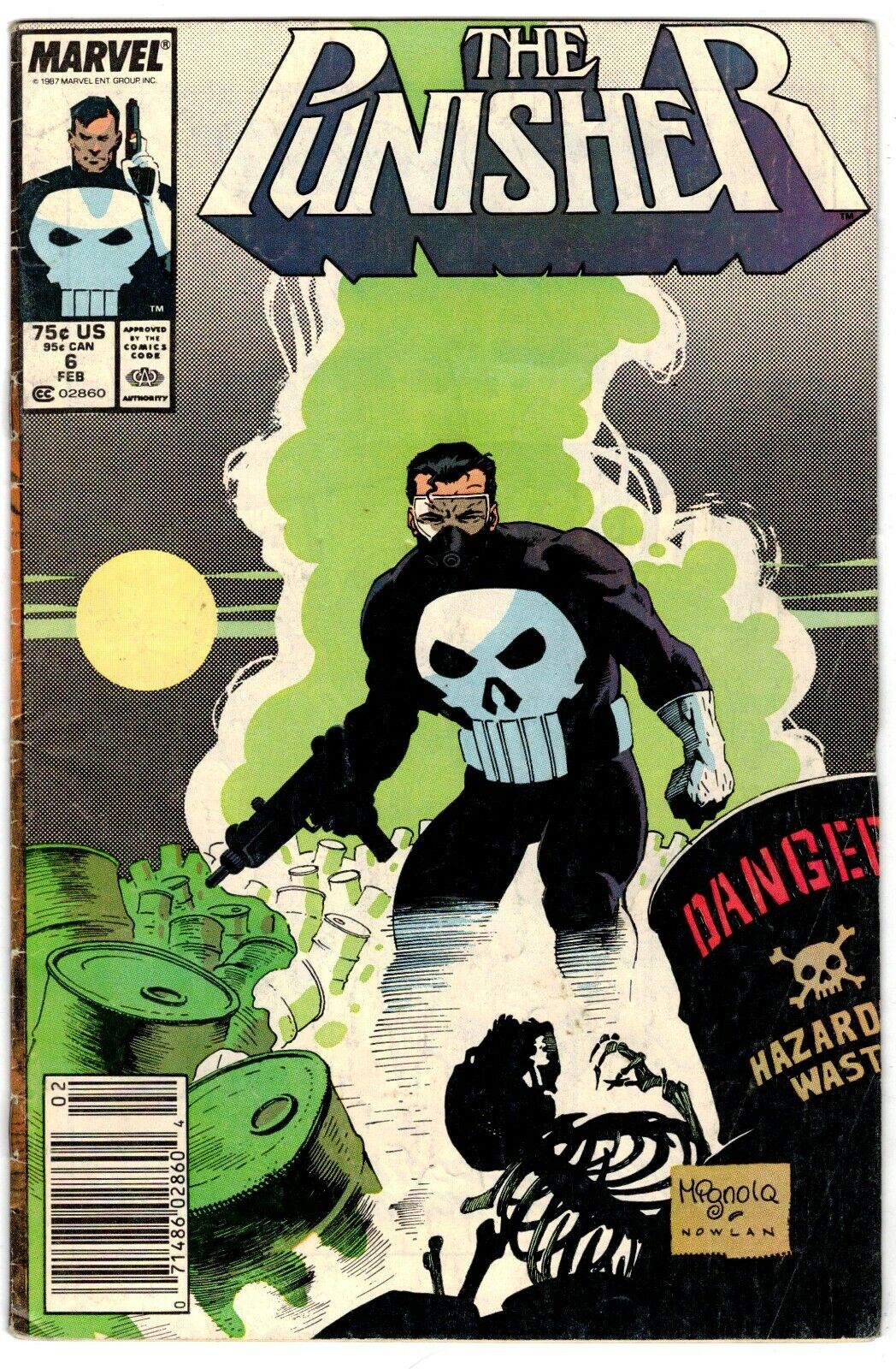 THE PUNISHER # 6 -  Marvel 1988 (vg) 