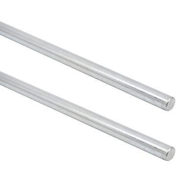 AR-PRO (2-Pack) 3/4  x 36  Zinc Plated Steel Rods Designed 3/4 x36 , Silver 