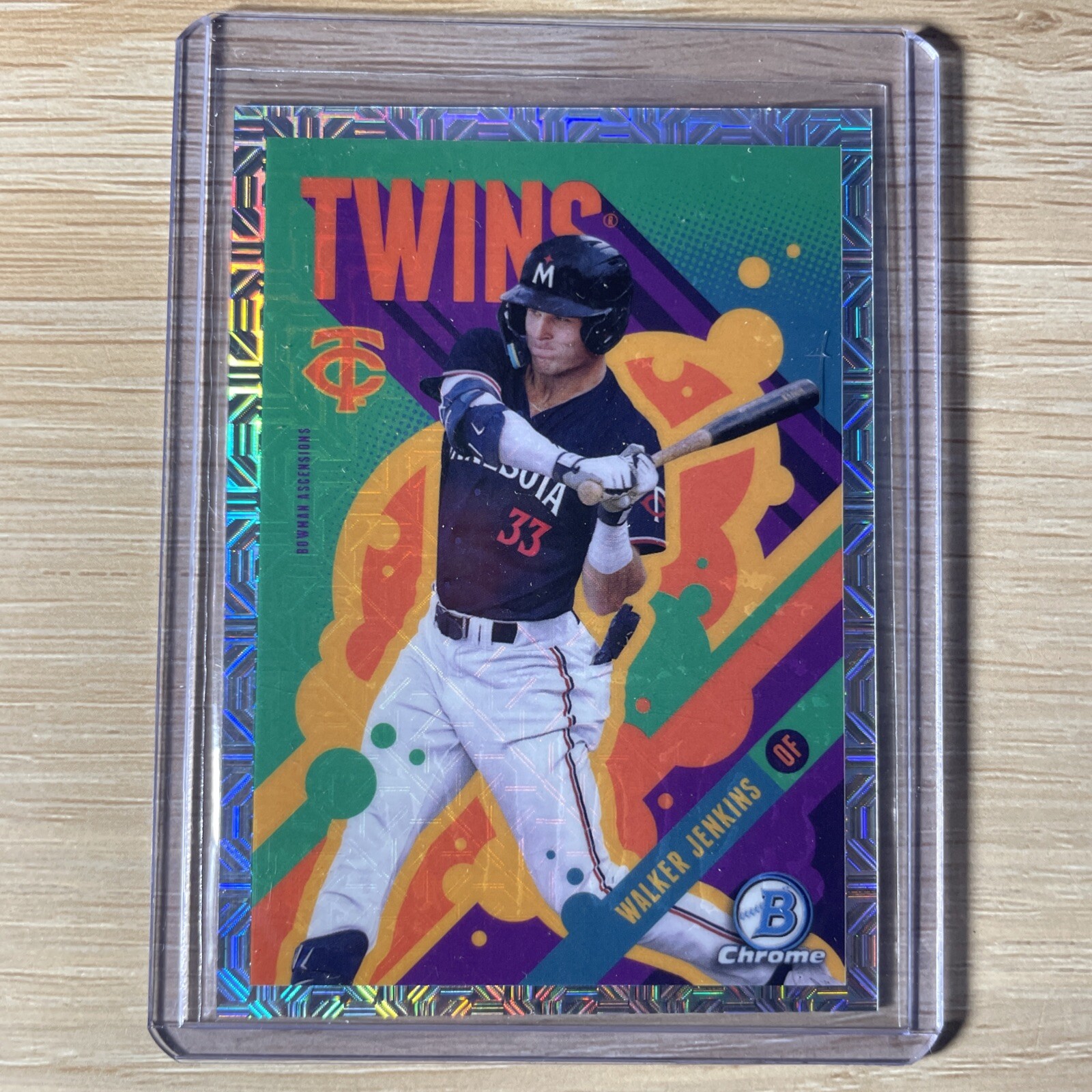 2024 Bowman Chrome Walker Jenkins Ascensions Mojo Refractor SP