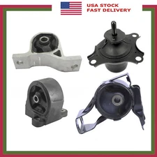 Set 4PCS Engine Motor & Auto CVT Transmission Mount For Honda Civic 1.7L 01-05