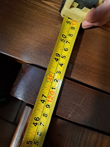 Tavolo fratino in legno massello perfetto + 2 panche - Foto 10 di 14