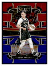 2024 Select WNBA Red Blue Prizm 98 Kristi Toliver /399 Washington Mystics