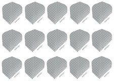 5 Sets Harrows Dimplex Standard Dart Flights - Ships Tracking - Gray Fade