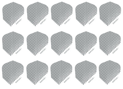 5 Sets Harrows Dimplex Standard Dart Flights - Ships Tracking - Gray Fade