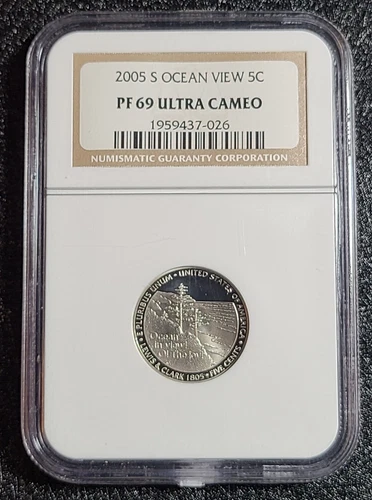2005 S Ocean View 5C NGC PF 69 Ultra Cameo