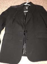 Womens Size 8 Black Apostrophe Blazer