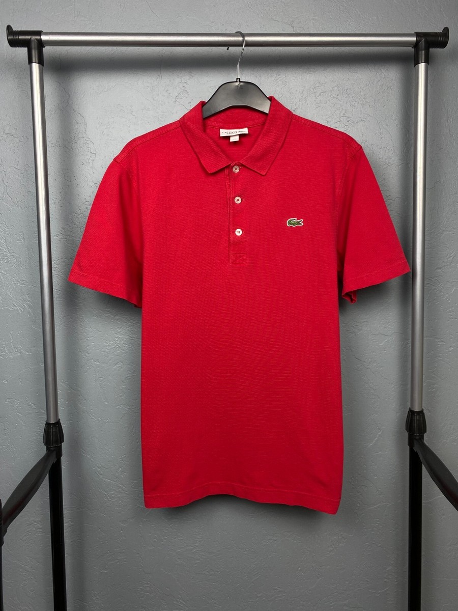 Lacoste Vintage Mens Polo Shirt Size 5 L | eBay