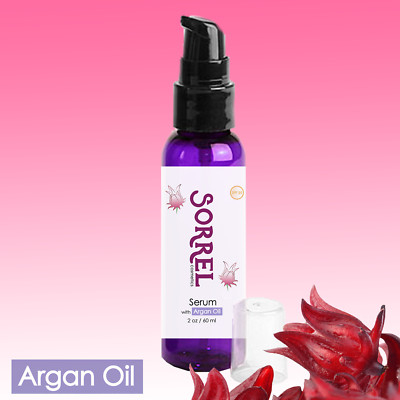 Argan Oil Hair Serum by Sorrel Cosmetics 2 oz ANTIFRIZZ SPLIT ENDS SHINE VOLUME