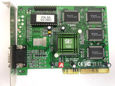 VINTAGE AOPEN PA50 SIS6326 4MB VGA AGP VIDEO CARD AGP-100S 90.05220.672 MXB142