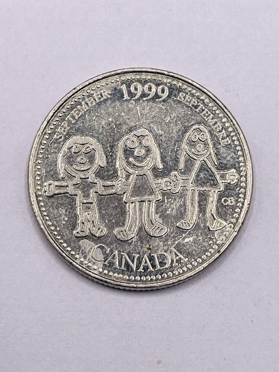 Canada 25 Cents Coin, Second Millennium - September, 1999 | eBay