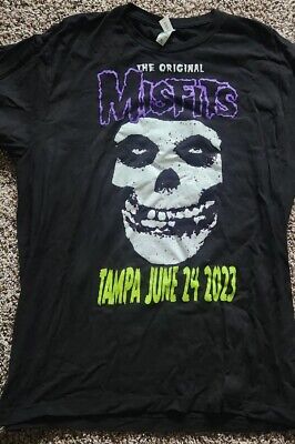 Misfits T Shirt Tampa June 24 2023 XL Black | eBay Misfits T Shirt Tampa June 24 2023 XL Black | eBay