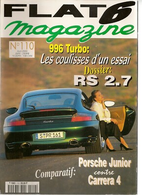 FLAT 6 110 PORSCHE 996 TURBO 911 CARRERA RS 2.7 964 CMS 600PS 996 GT3 CARGRAPHIC