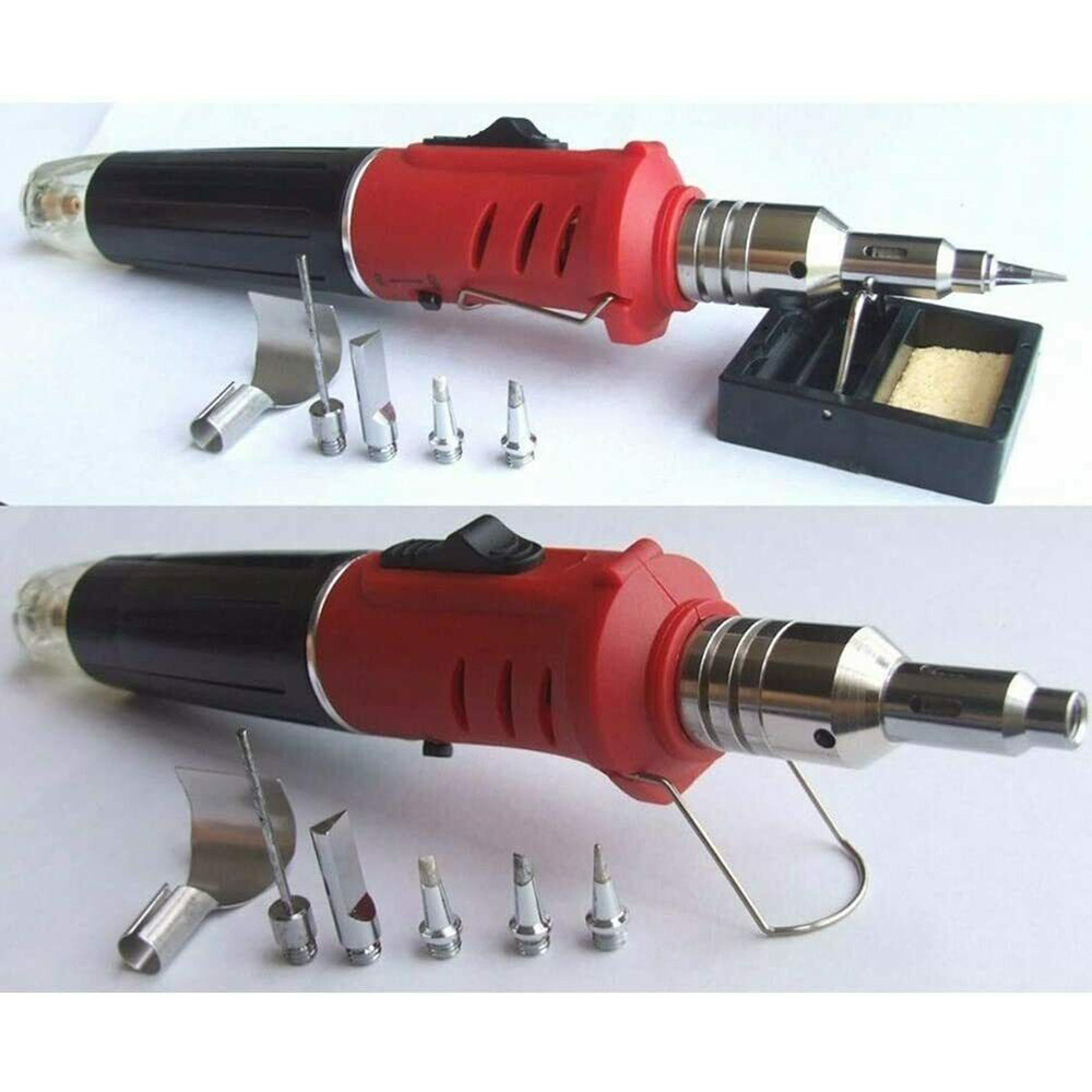 Cordless Auto Ignition Butane Gas Soldering Iron Kit Self Ignite