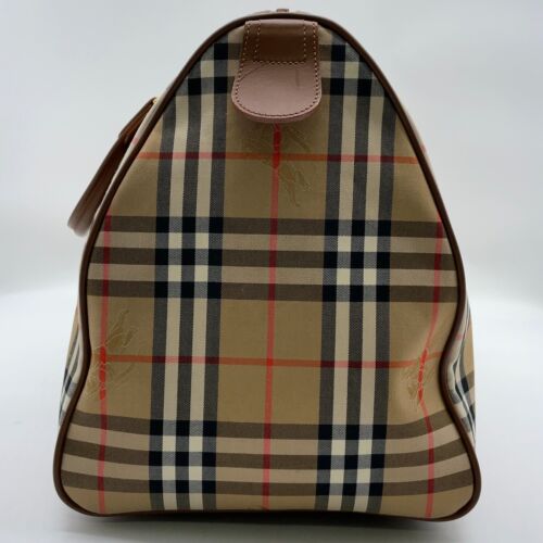 Authentic Burberry Nova Check Shadow Horse Boston Bag NS020346 - Picture 7 of 18