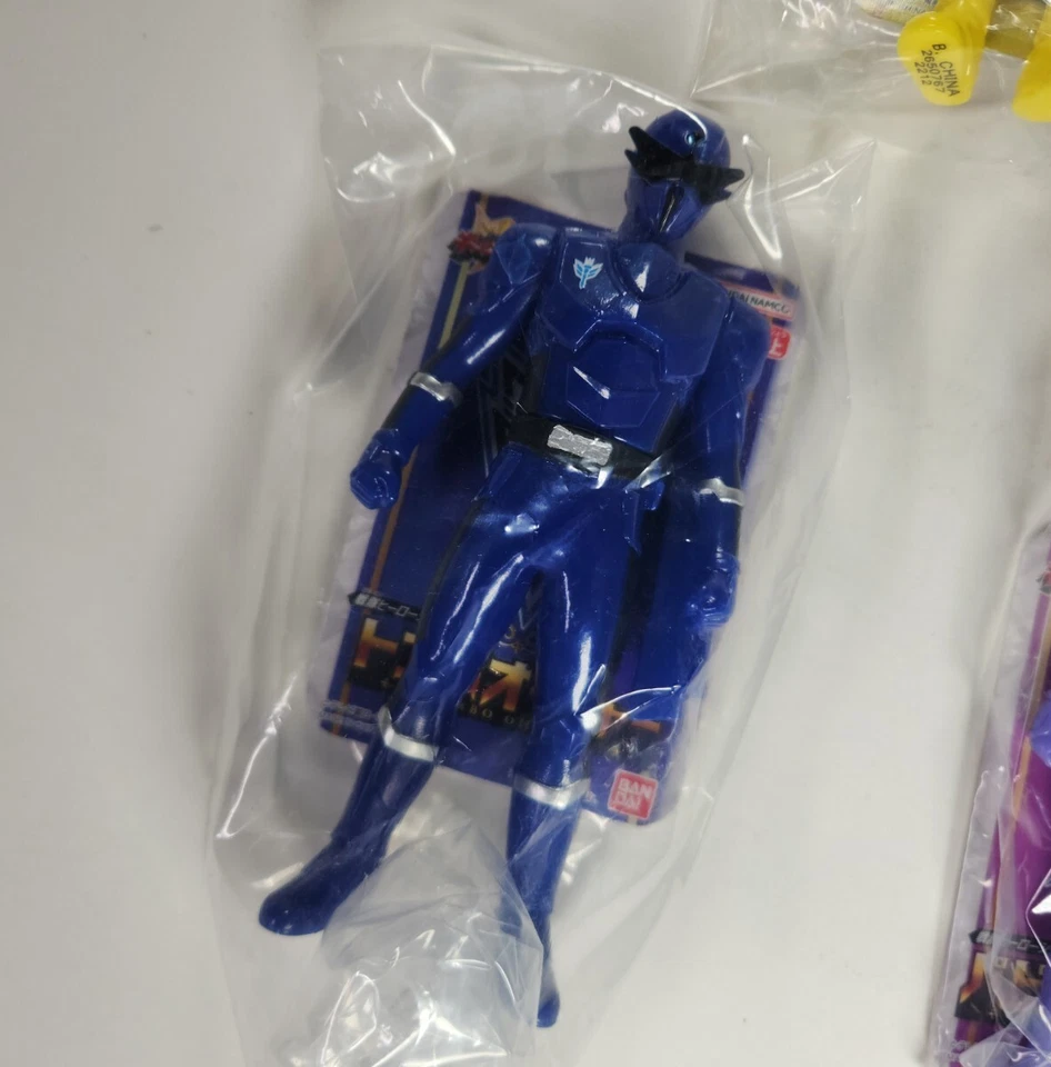 Ohsama Sentai King Ohger 5 Rangers 5.5" Juego de Figuras de Vinilo Bandai Japón VENDEDOR DE EE. UU. Foto 4 de 4