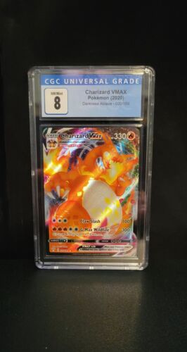 Pokemon: Charizard VMAX Darkness Ablaze 020/189 CGC 8 - Picture 1 of 2