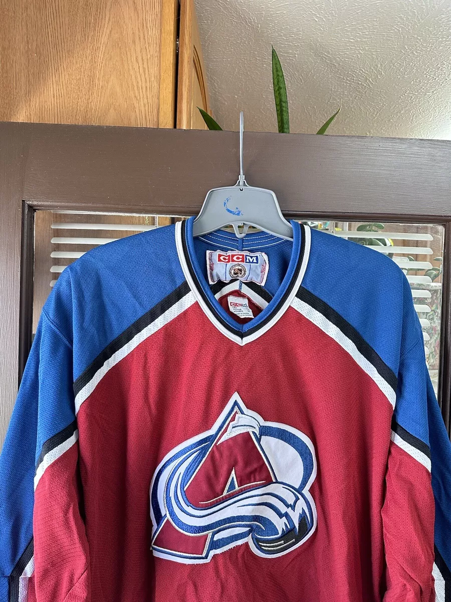 Vintage CCM Colorado Avalanche NHL Hockey Stitched Jersey 