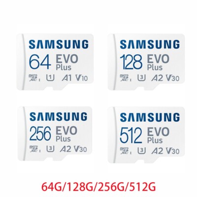 Samsung EVO Plus 64GB 128GB 256GB 512GB 160MB/s Class 10 SDXC Micro SD Card