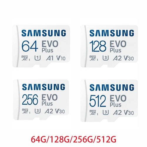 Samsung EVO Plus 64GB 128GB 256GB 512GB Class 10 U3 SDXC Micro SD Card 160MB/s - Picture 1 of 13