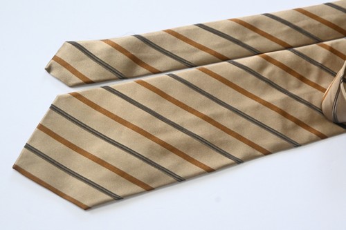 ERMENEGILDO ZEGNA BRAUNE SEIDE HERREN Krawatte W: 4" VON L: 58" - Bild 2 von 4