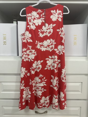 New Tommy Bahama Women’s Darcy Flor Da Vita Sleeveless Dress SW621702 Red - L - Picture 7 of 7