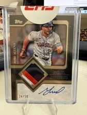 2025 Topps Update Series - Topps Flagship Autograph Patches Jose Altuve...