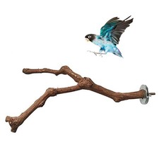 Parrot Perches Natural Birds Stand Wild Grape Stick Grinding Paw Climbing Woo
