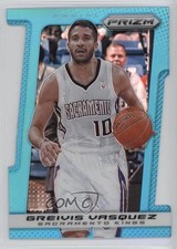 2013-14 Panini Prizm Light Blue Prizm Die-Cut /199 Greivis Vasquez #60 1m0
