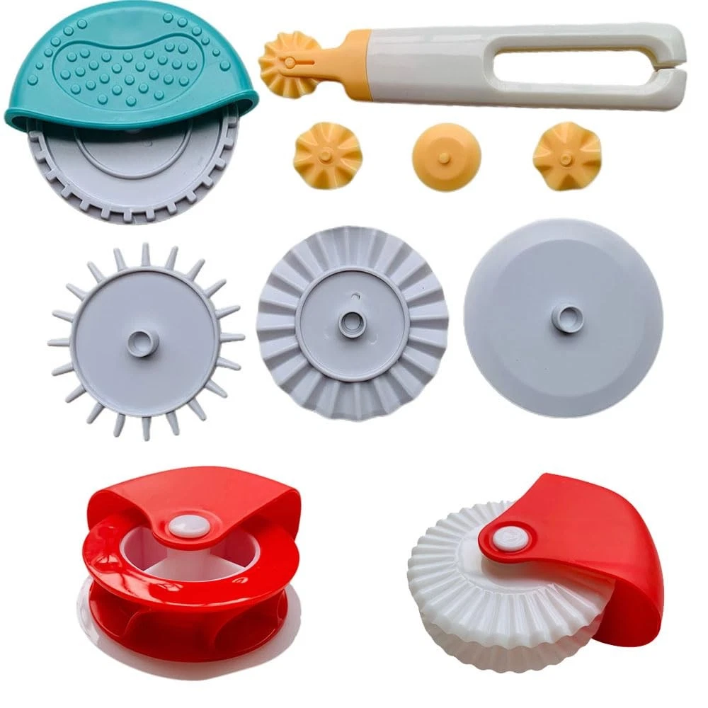 10 Pack Pastry Wheel Decorator Cutter Rolled Pastry Pie Crimper Cookie Cutter...
Opens in a new wind