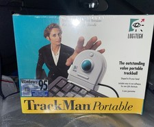 Vintage Logitech Trackman Portable Mouse No.B...