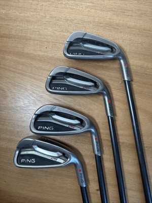 Ping G25 Irons / 6,7,8,9 / Red Dot / Lite Flex Ping TFC 80 Shafts