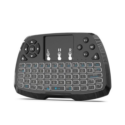 Miritz 2.4GHz Wireless Mini Keyboard with Mouse Touchpad Remote Control, LED Bac