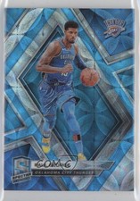 2018-19 Panini Spectra Neon Blue Prizm 10/75 Paul George #32 h8k