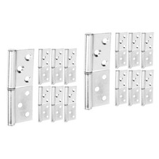 24 pcs Lift Off Hinge Detachable Door Hinge Screen Door Rising Butt Flag Hinges