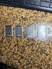 Lot Of 4 -1 oz Silver Bars From Johnson Matthey In Plastic