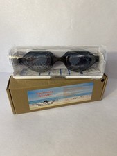 Swimming Goggles UV shield   Anti-Fog Transparent/black unisex NIB